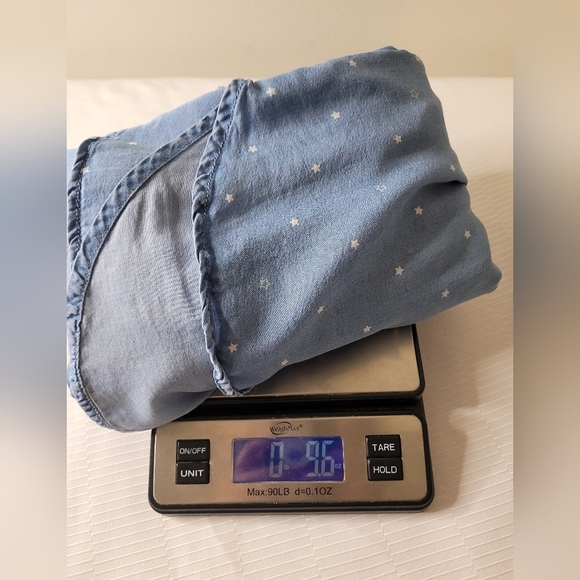 Thread and Supply Stars Button Front Shirt Dress sz L - Picture 9 of 9